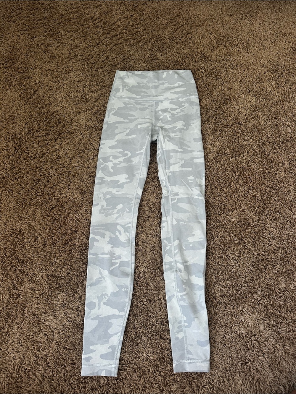 lululemon athletica Light Gray Camo Align Leggings